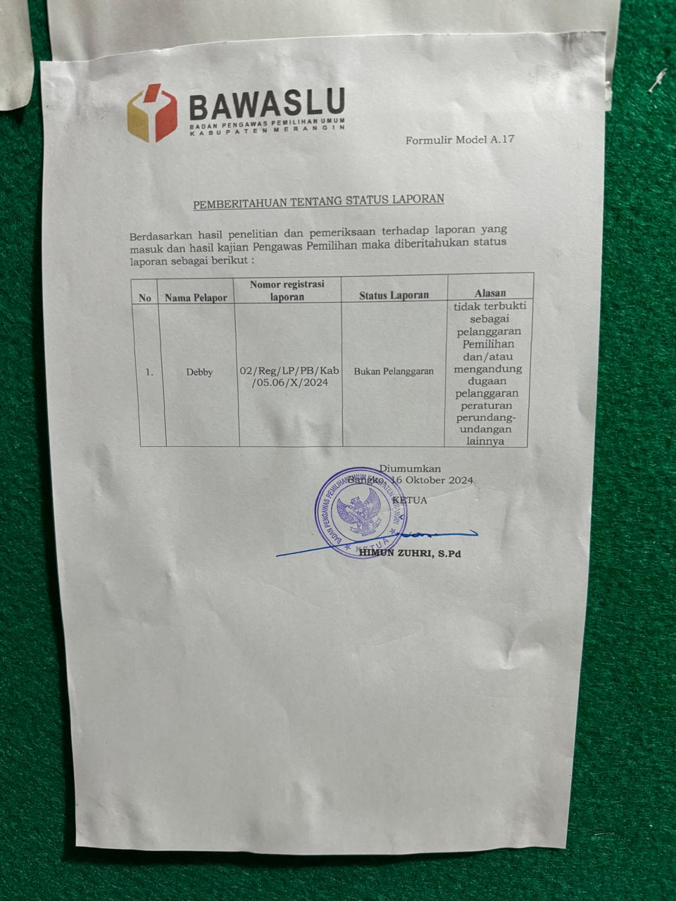 Bawaslu Kabupaten Merangin