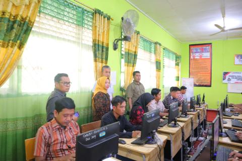 Pengawasan Evaluasi Panwaslu Existing oleh Pimpinan Bawaslu Kabupaten Merangin