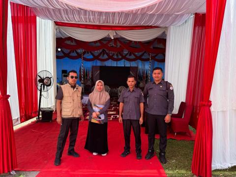 Pengawasan Langsung yang dilakukan Kasubbag dan Staf Sekretarit Bawaslu Kabupaten Merangin