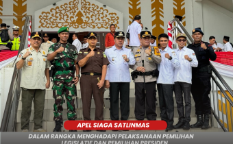 Koordinator Divisi (Kordiv) Hukum dan Penyelesaian Sengketa NB. Noverminda, S.Pt ikuti apel Siaga Kesiapan Satlinmas