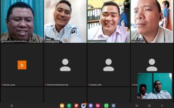 Zoom meeting bersama Kabupaten/Kota